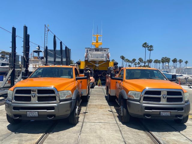 HD Industries’ Mobile Technicians are busy performing twin In-Frame Overhauls on Jacobson Pilot’s “Orion” powered by Caterpillar C-18 Marine Engines #hdindustries_1971